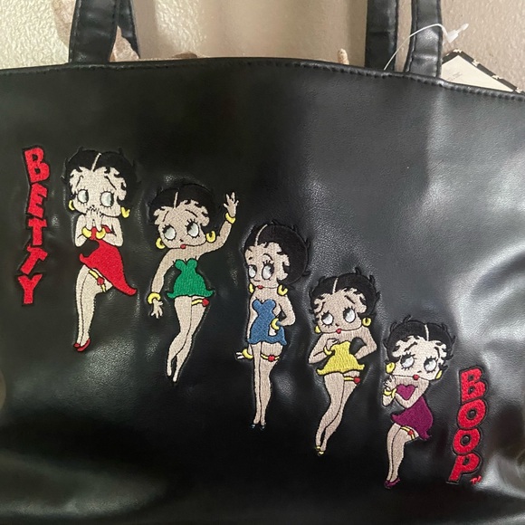 Betty Boop Black Tote Bag - Picture 2 of 8